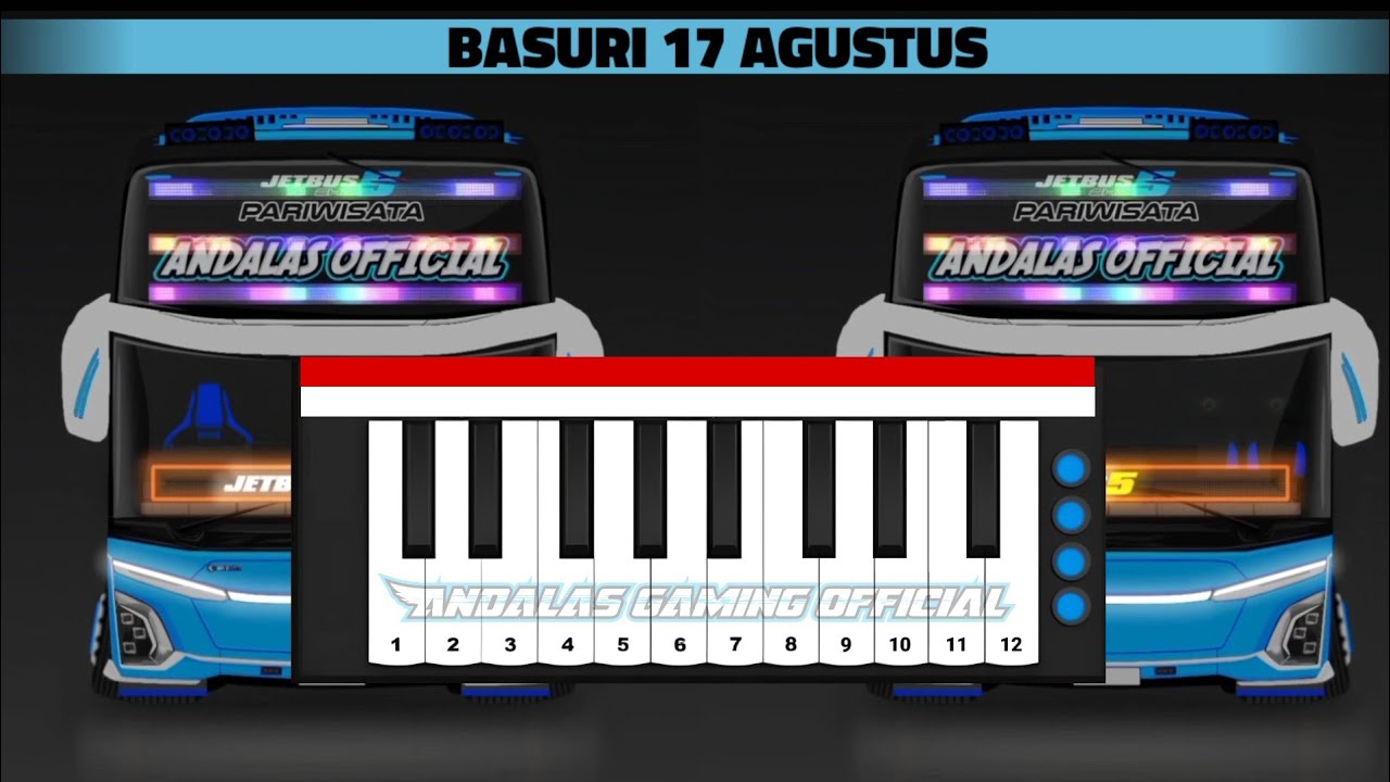 Telolet Basuri 17 Agustus 12 Not Versi Pianika || Basuri Pianika 🇮🇩