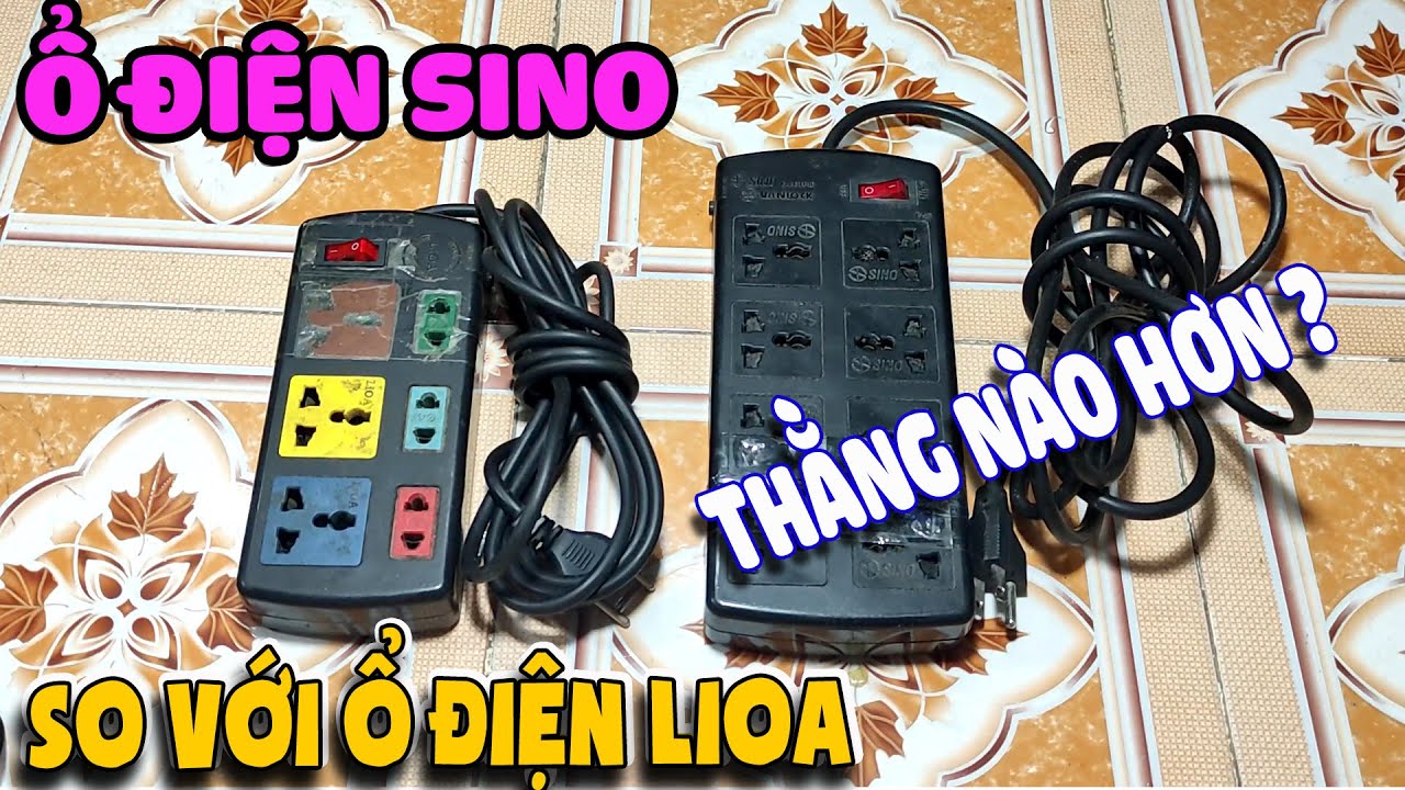 Ổ cắm điện Sino chất lượng sao với ổ điện Lioa |Thần Hóng