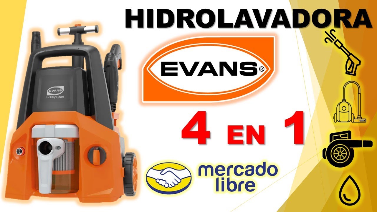 hidrolavadora EVANS 4 en 1  ||  Única en su tipo 😮