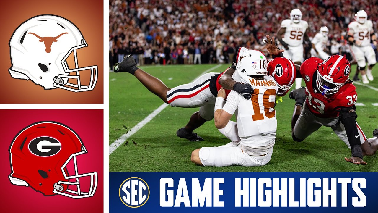 No. 10 Texas Longhorns at No. 5 Georgia Bulldogs | Game Highlights | 2025 SEC Football