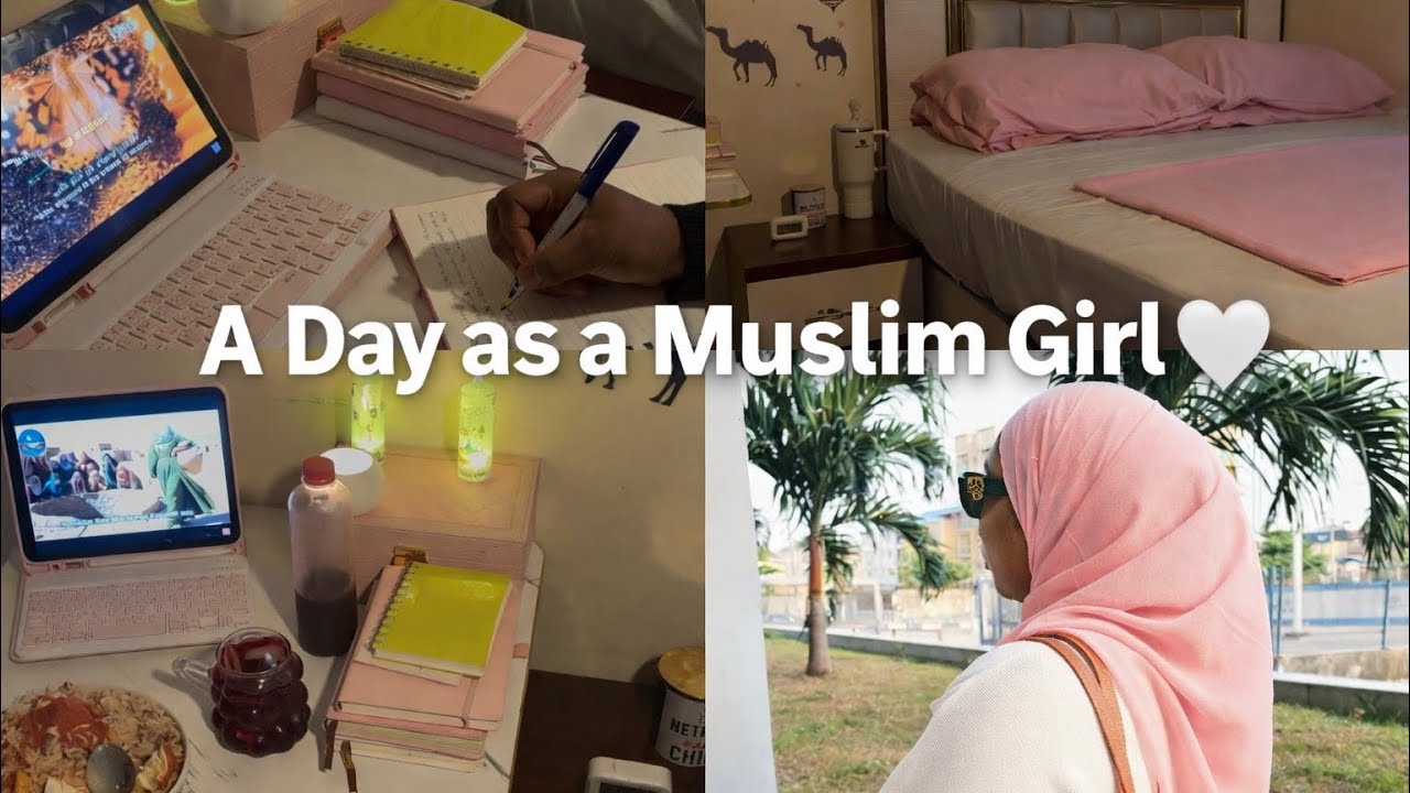 A Day as a Muslim girl ☁️Tahajjud,Fajr ,Dhikir, Studying Deen / Quran & Breakfast 