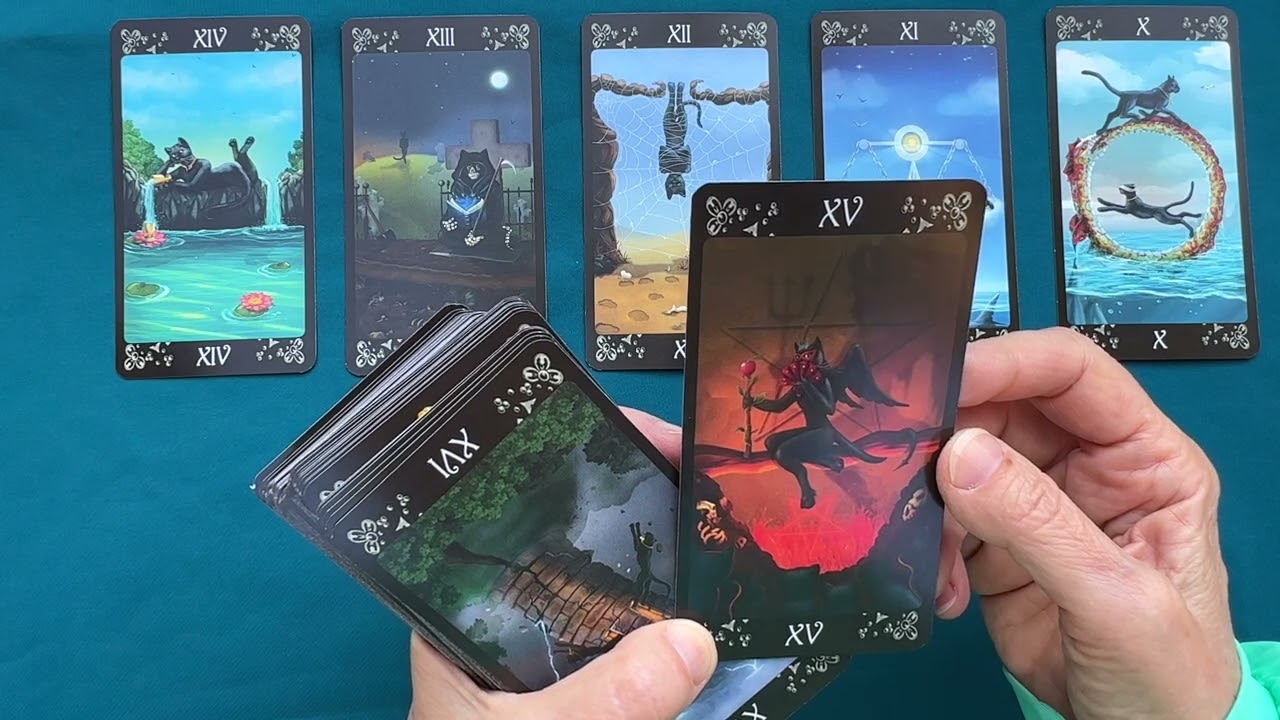 ТАРО ЧЕРНЫХ КОШЕК 🐈 BLACK CATS TAROT Самое Правдивое Гадание + Распаковка + Обзор колоды  #Колена