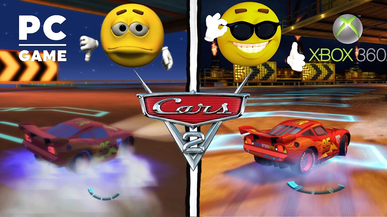 Cars 2: версия ПК vs Xbox 360 — есть ли разница? 🤔
