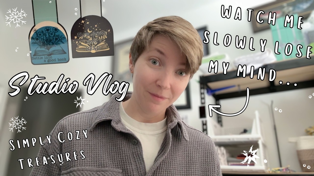 A Chaotic Studio VLOG | The Magnetic Bookmark Struggle Was Real