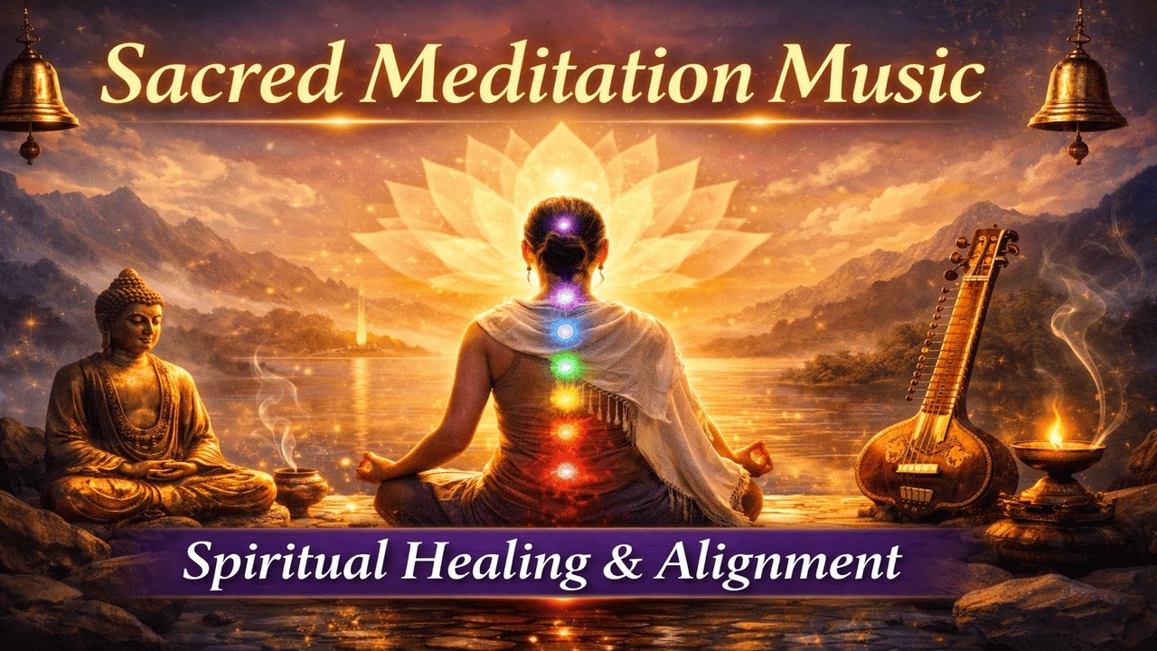 Sacred Meditation Music for Spiritual Healing & Alignment @MeditateFlowStudio