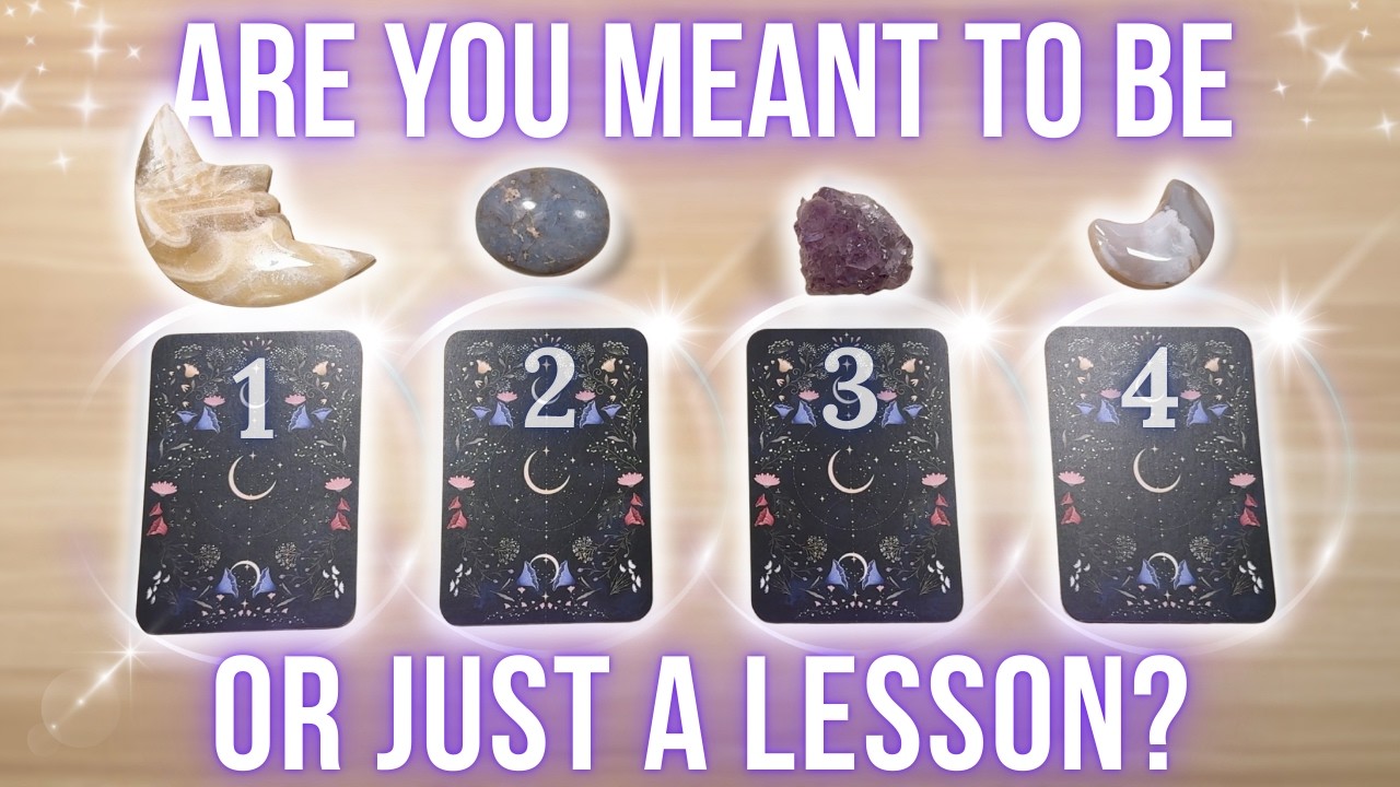Are you meant to be or just a lesson? ⏾⋆ PICK A CARD 🔮 In-Depth Timeless Tarot Reading
