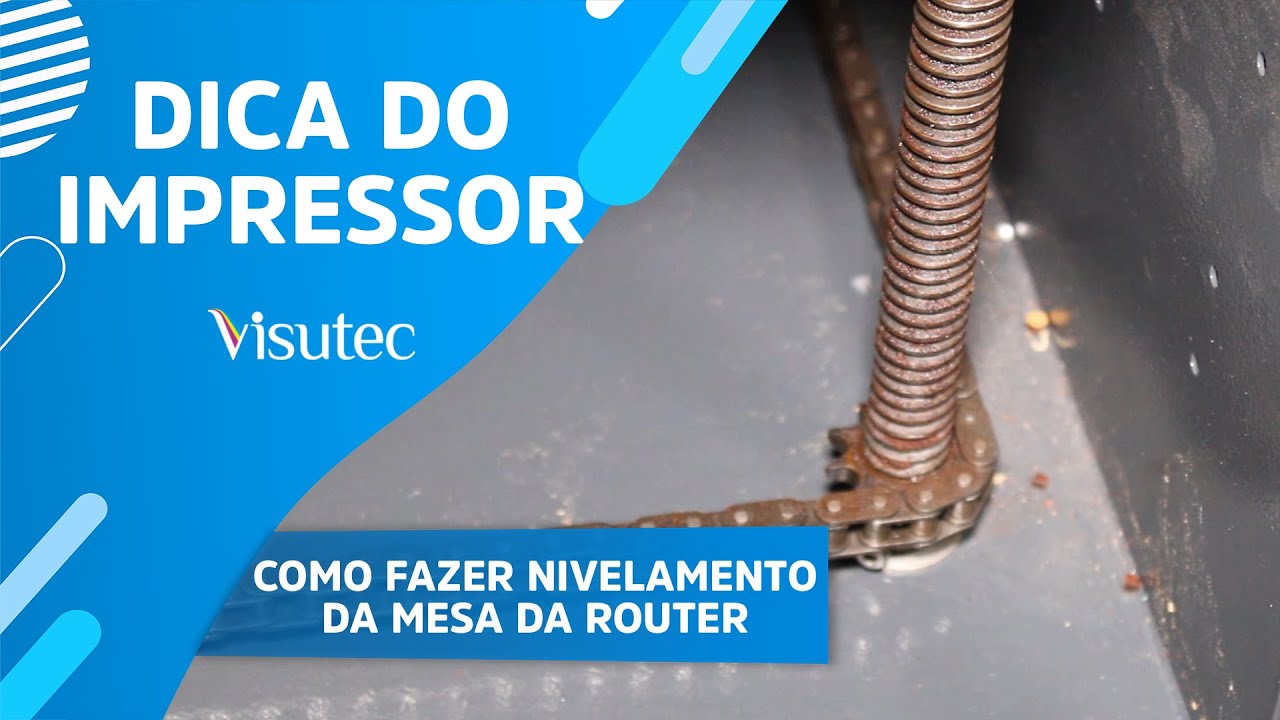 Visutec | Dica do Impressor | Como fazer Nivelamento da mesa na Router Laser VS6040