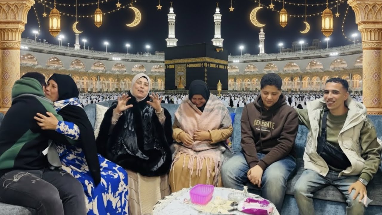ماهو لما نتجمع أنا وحلميه 😱بيحصل مفاجآت روحت اسلم على المعتمرين وأحلى فطار فى عشره دقايق فطار فنادق👌