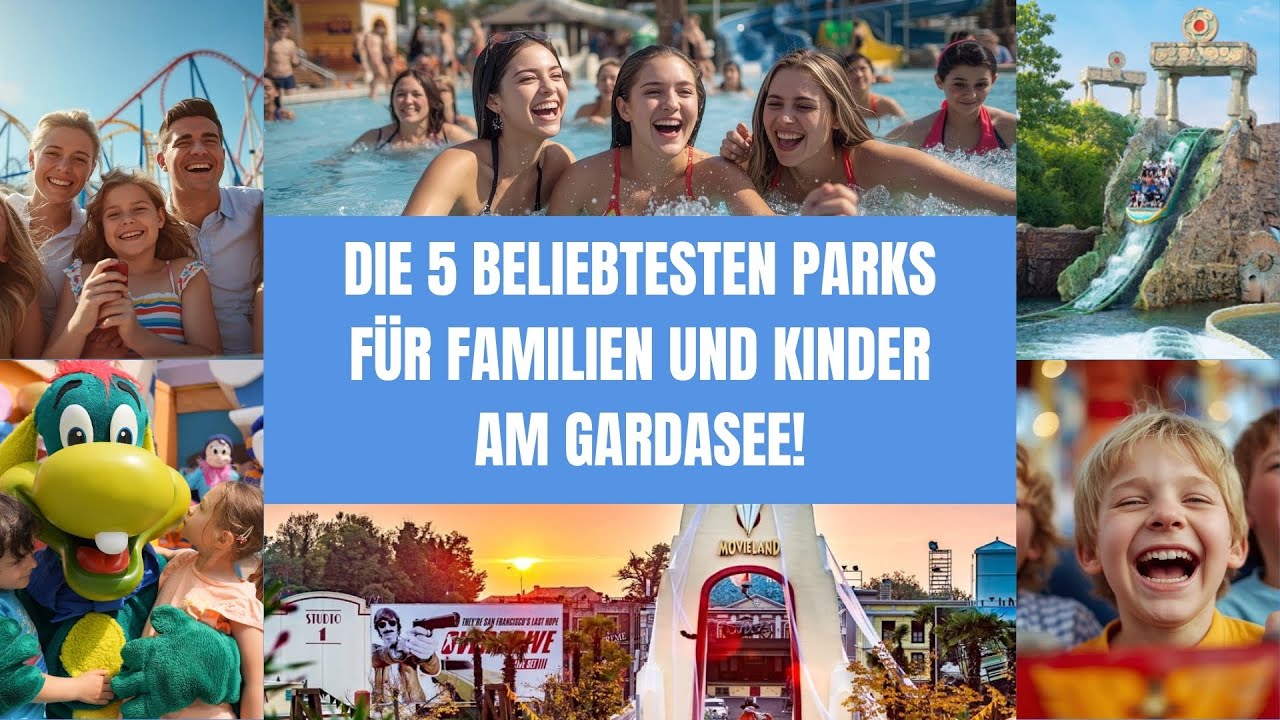 Adrenalin pur am Gardasee! Die 5 Parks, die Familien und Kinder am Gardasee begeistern! 🎢🥳#gardasee