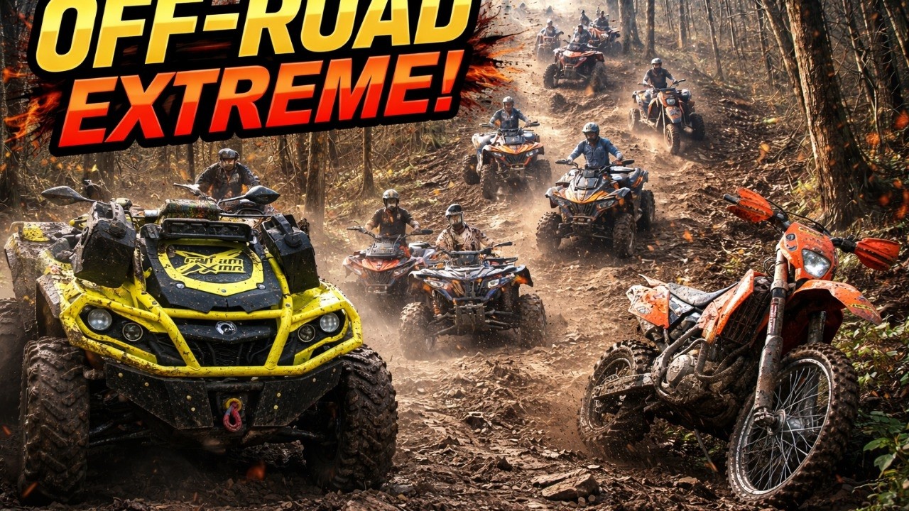 ATV Off-road EXTREM 🌲 Impossible climbs in the forests ❗