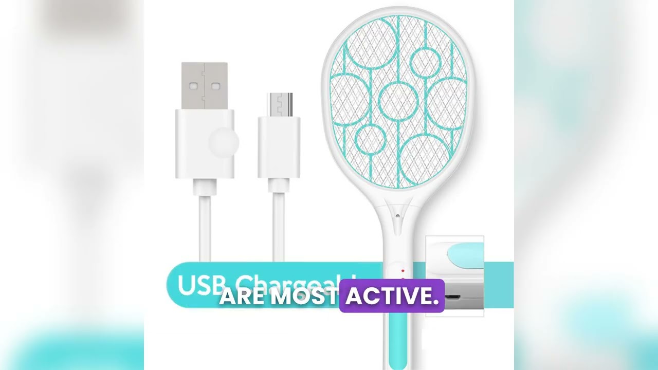 Zap Bugs Instantly with This Electric Fly Swatter ⚡