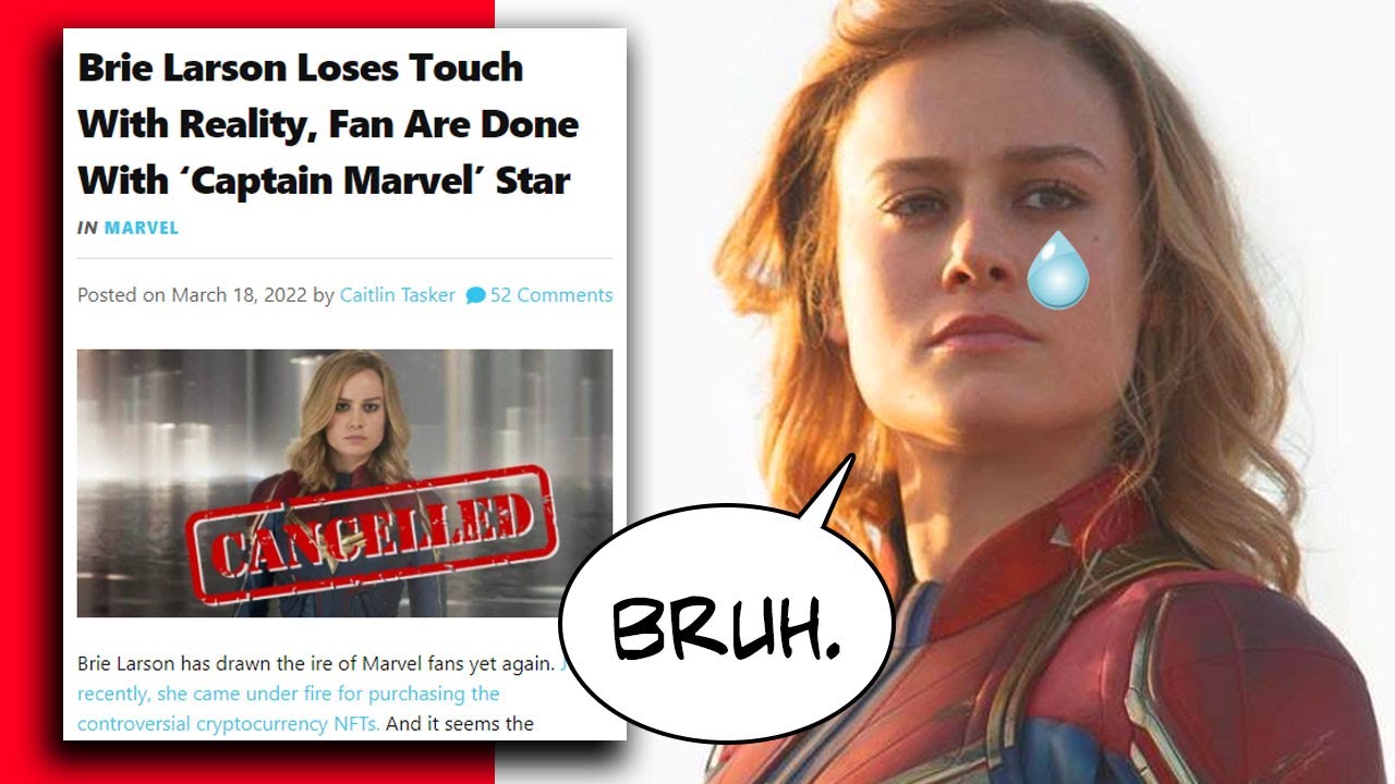 Brie Larson is OVER? Twitter TURNS on Captain Marvel Star... Again.