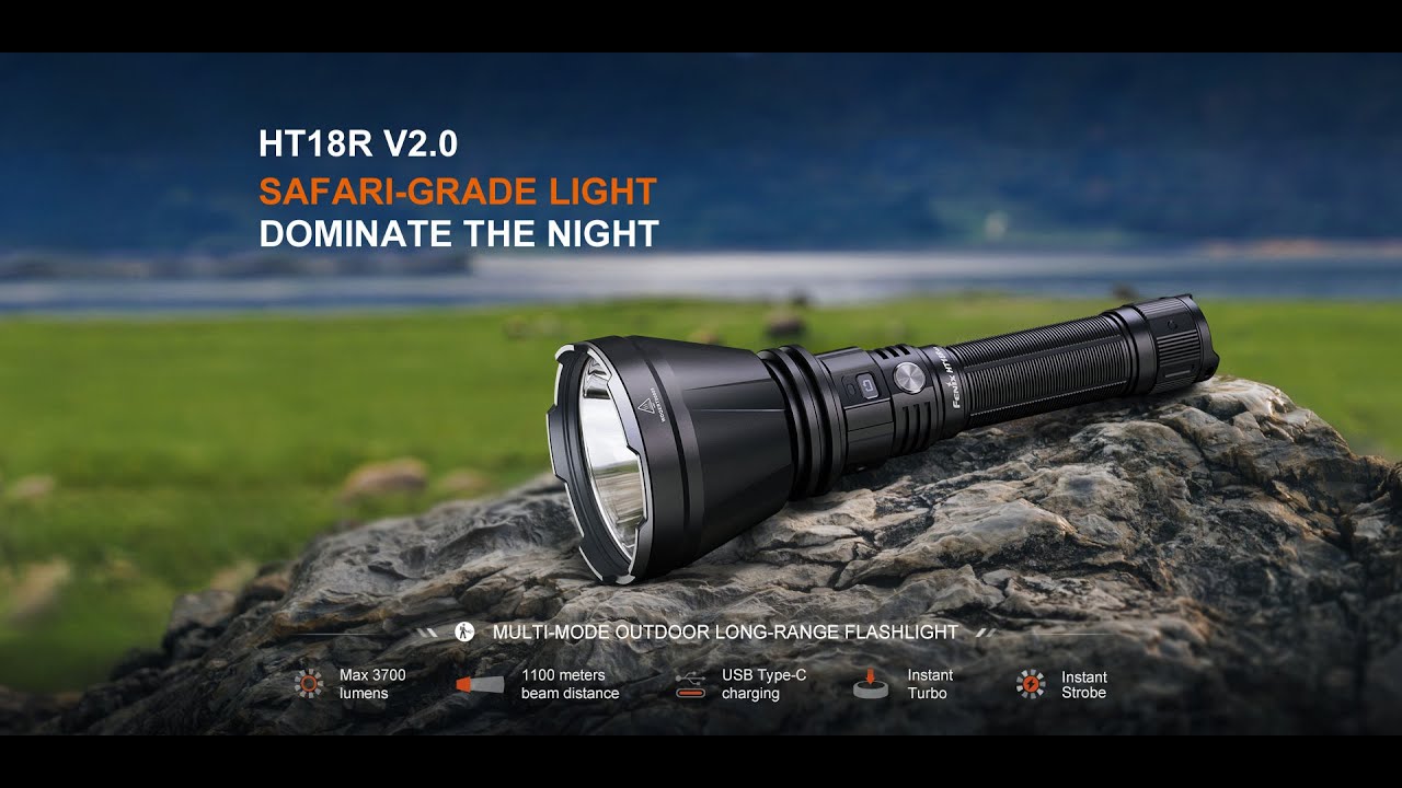 Fenix HT18R V2 | The Ultimate Long-Range Hunting Flashlight