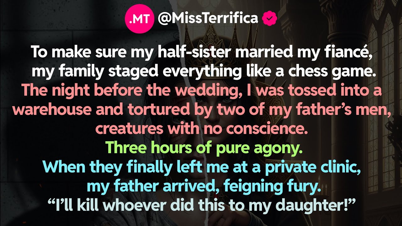 To make sure my half-sister married my fiancé, my family staged everything like a chess game...