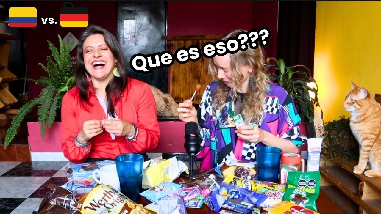 COLOMBIANA prueba dulces ALEMANES por primera vez 🍬🫢🍭 NO PUEDEN creer lo que pasó …