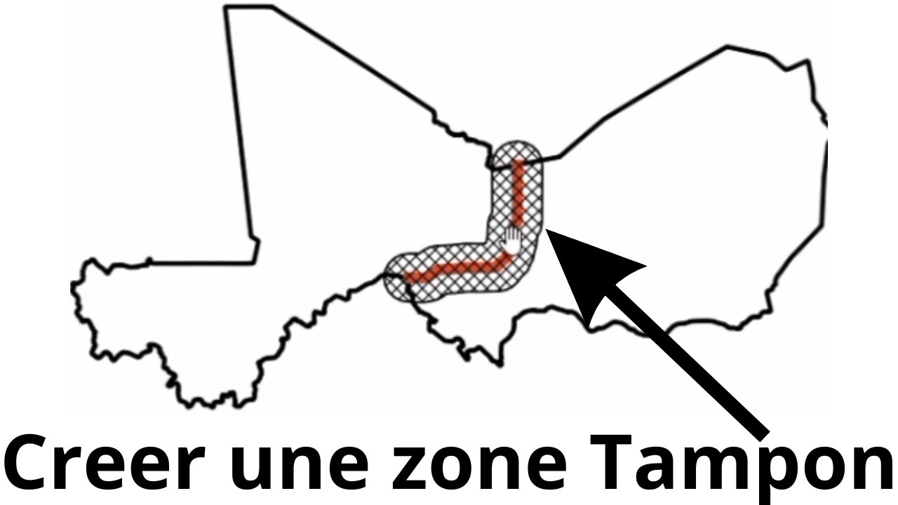 zone tampon qgis buffer
