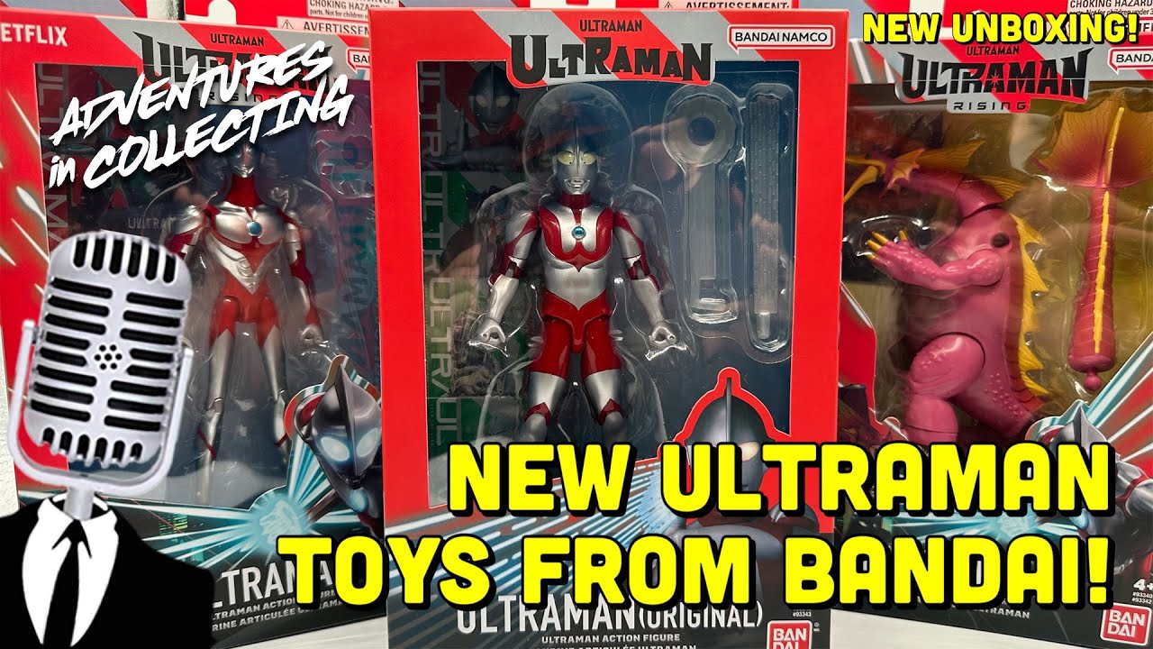 Unboxing the Bandai Namco Ultraman Rising figure wave