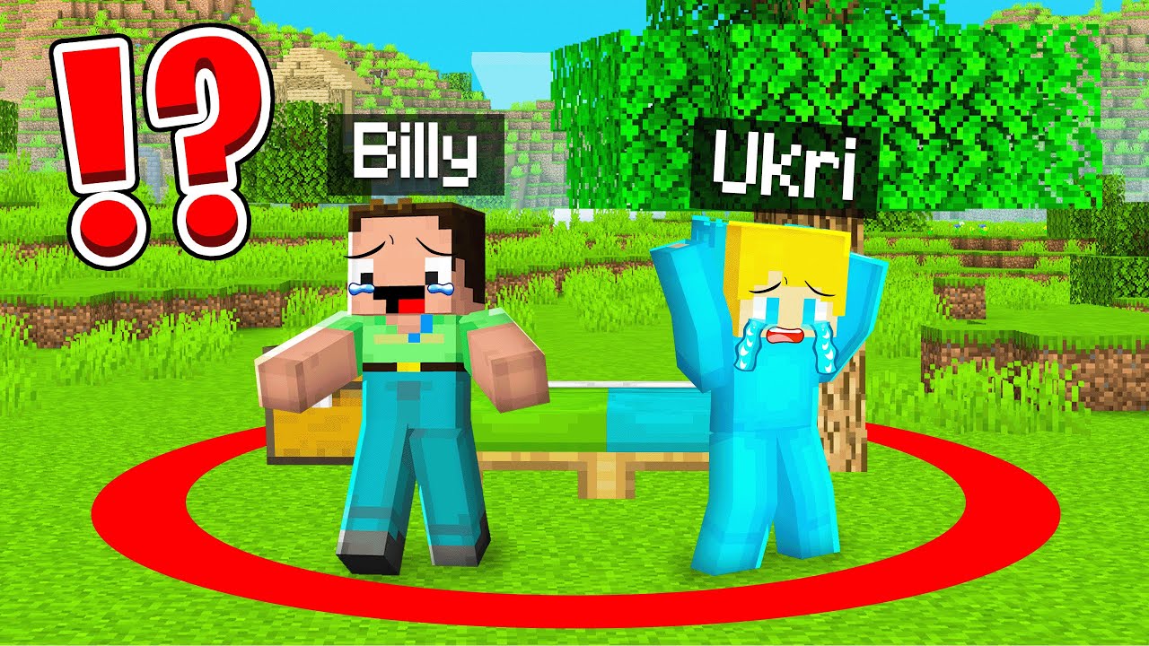 Ukri und Billy können diesen Kreis nicht verlassen in Minecraft!