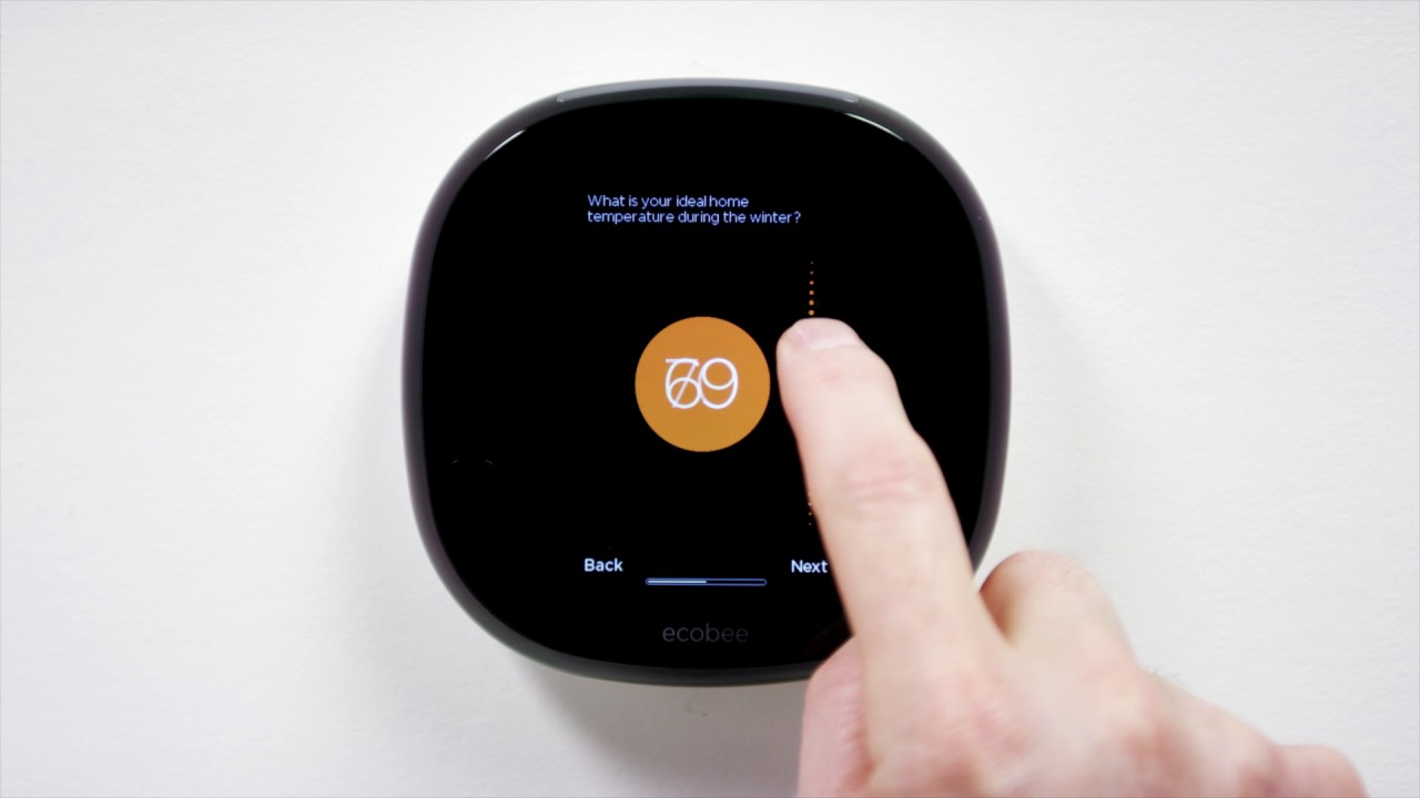 ecobee Support - Setting up and registering your ecobee4 smart thermostat