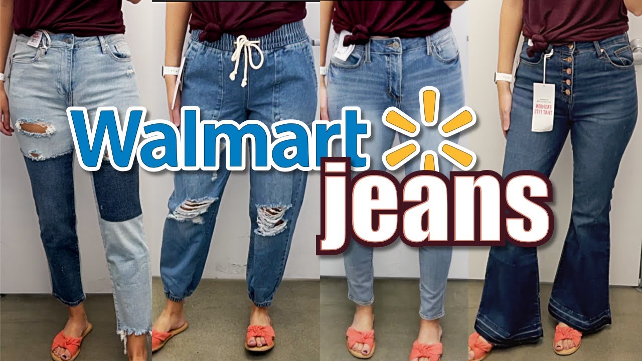Trying on JEANS at Walmart *in the dressing room