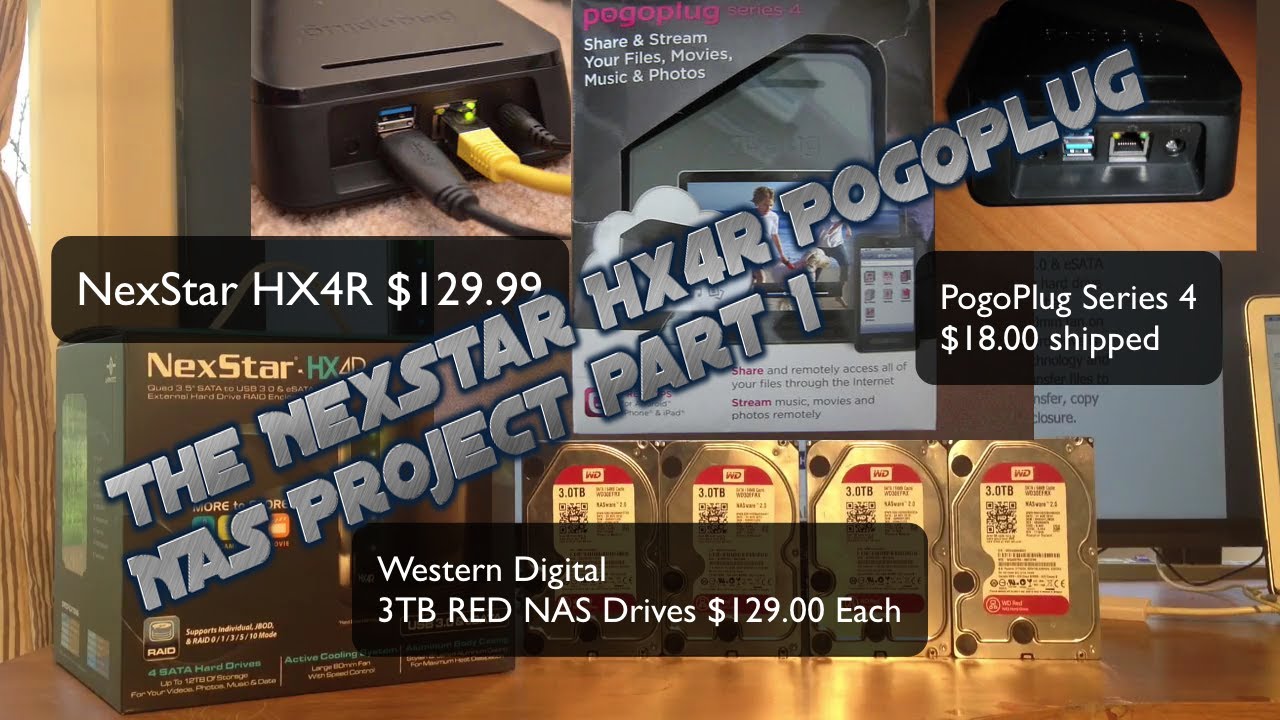 Vantec NexStar HX4R RAID Enclosure unbox Review The NexStar PogoPlug NAS Project