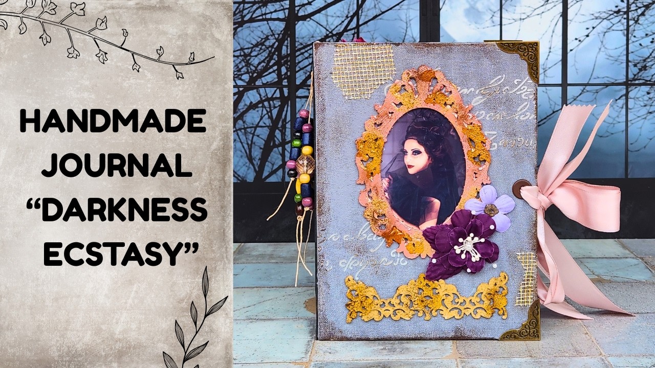 Gothic/Witchy themed Junk JOurnal Flip Through 🌿🌿