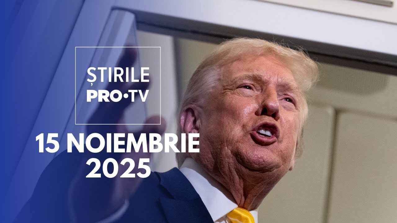 Știrile PRO TV - 15 Noiembrie 2025 | Trump, cerere &icirc;n cazul Epstein