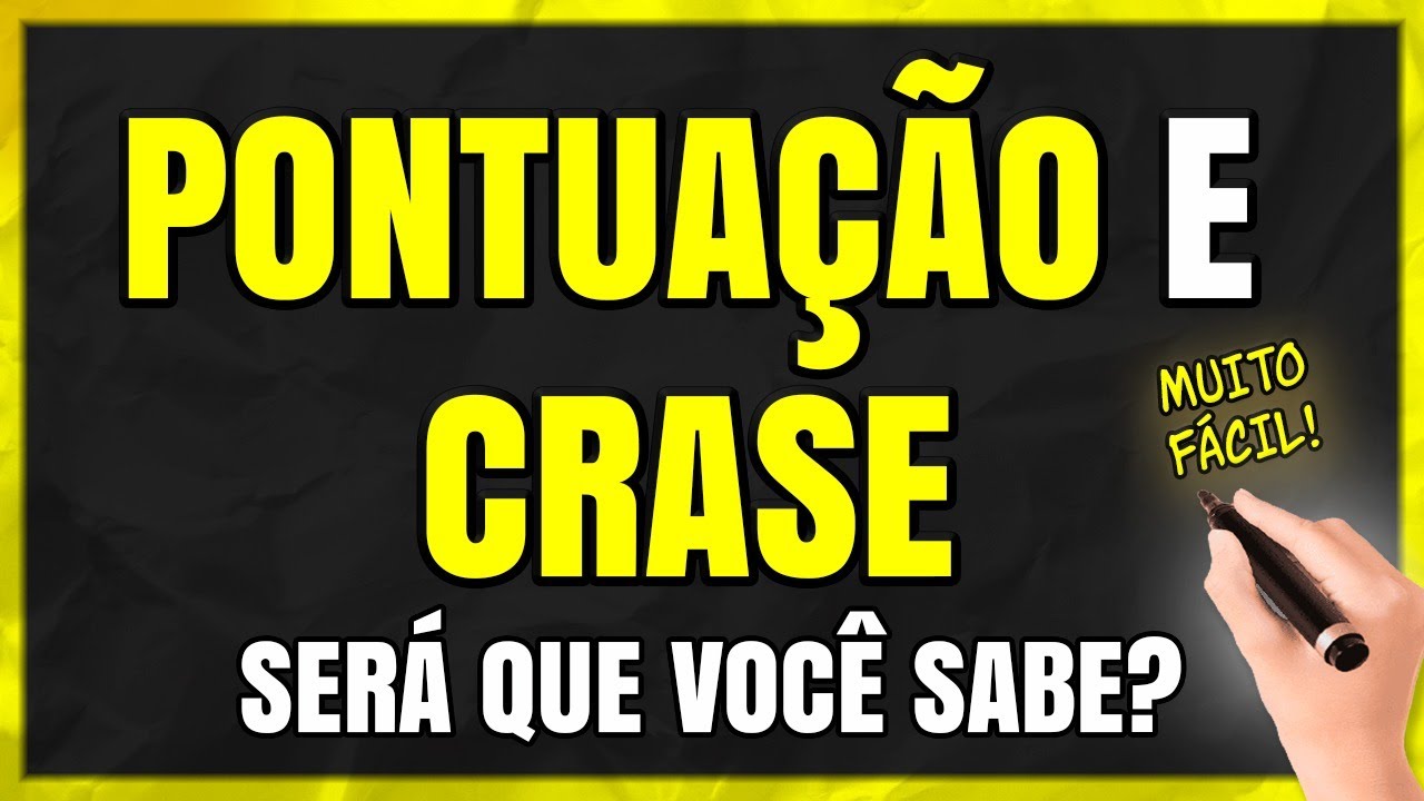 PONTUAÇÃO E CRASE: Regras de Pontuação e Crase que Você PRECISA Saber