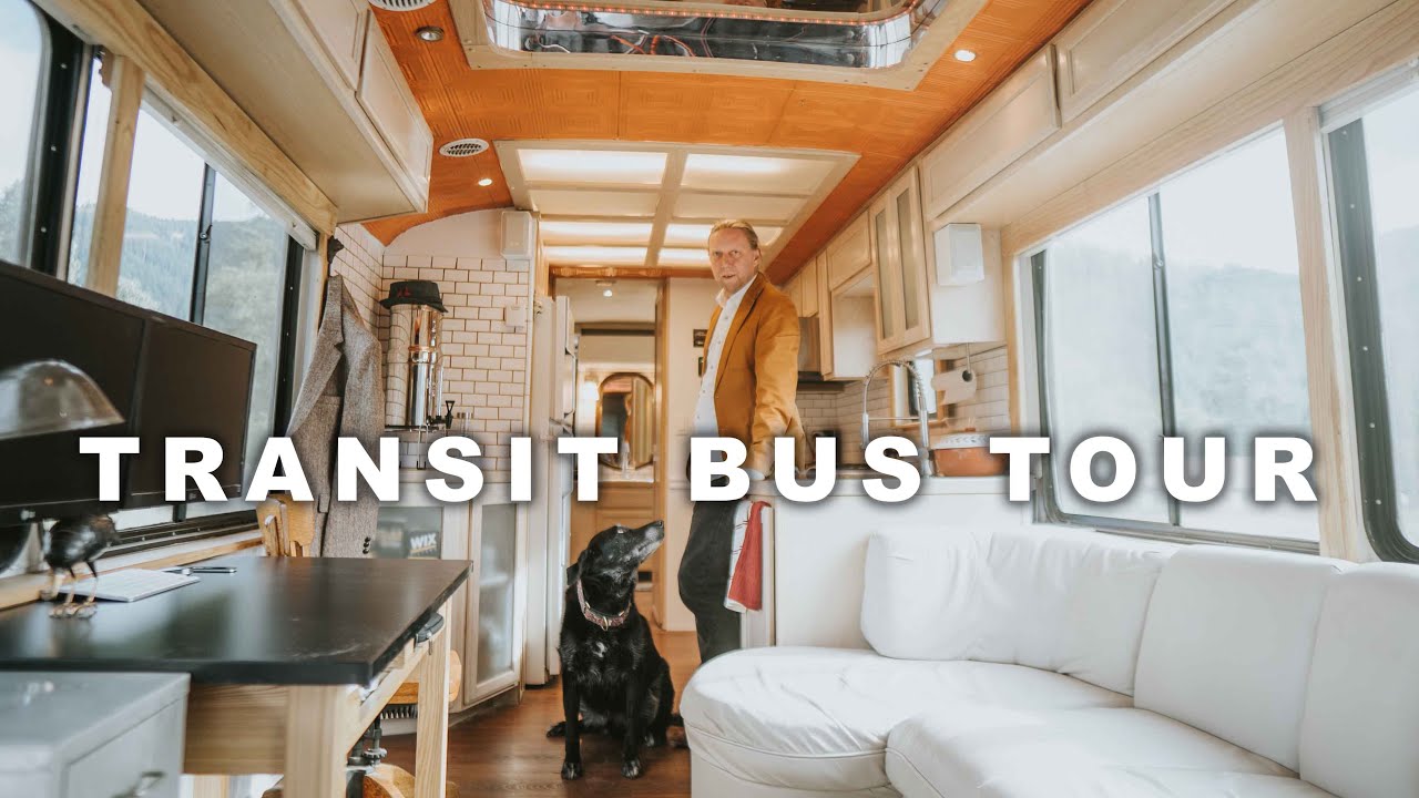 Transit Bus Conversion Tour - Vintage Silver Eagle Bus