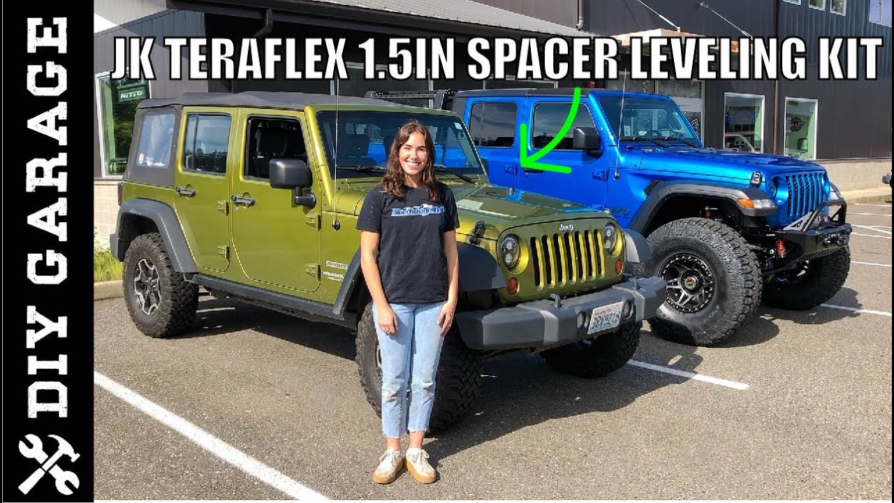 Комплект для выравнивания проставок Teraflex 1,5 дюйма — Jeep Wrangler JK 2007–2018 гг.