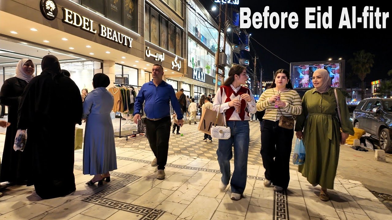Baghdad before Eid al-Fitr, Al-Saydiya  Walking Tour| Iraq 2026 🇮🇶