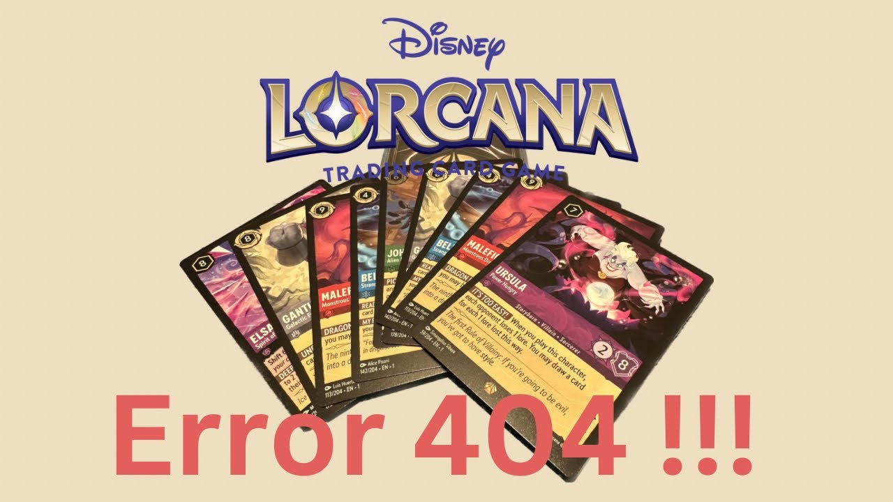 Lorcana error box???