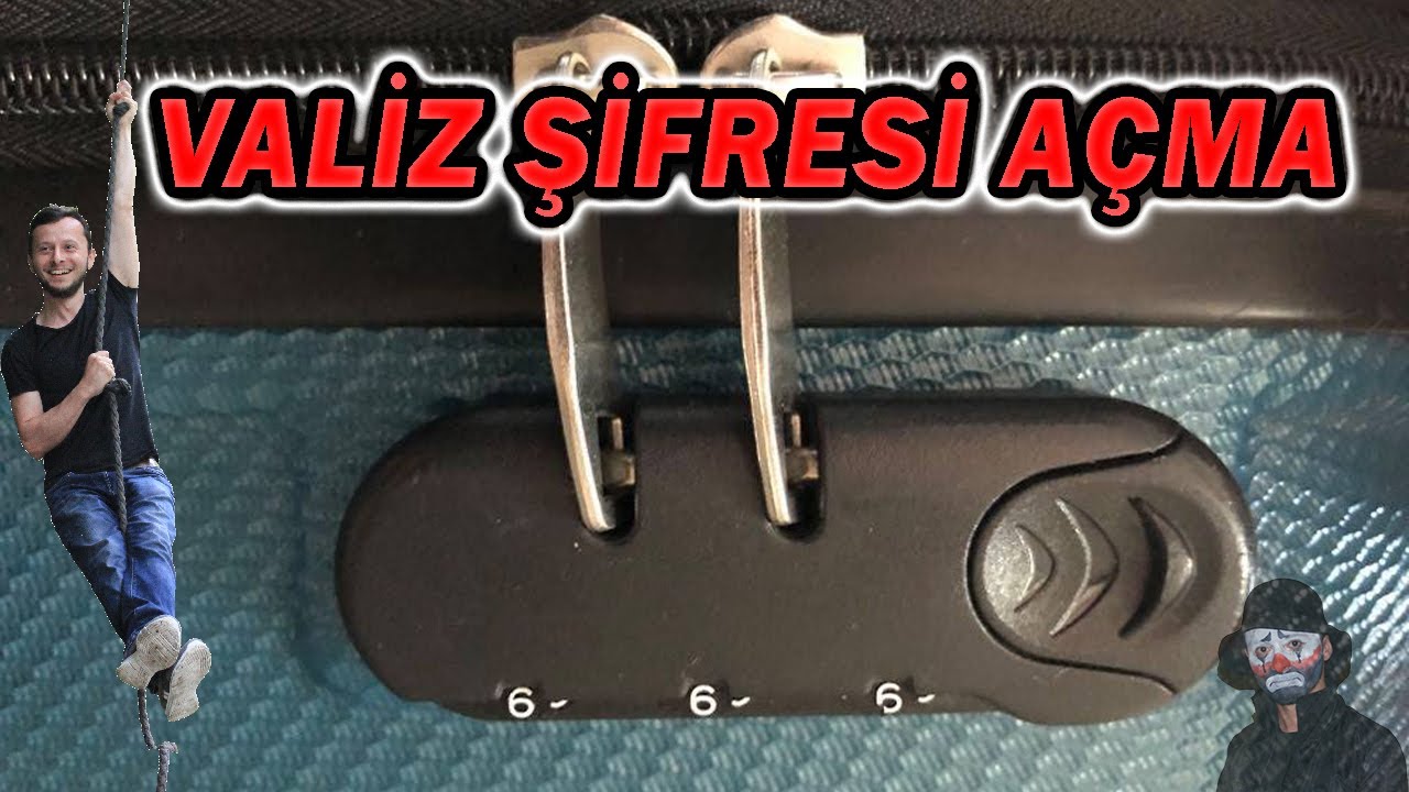 Valiz-Bavul Şifre Açma ve Değiştirme