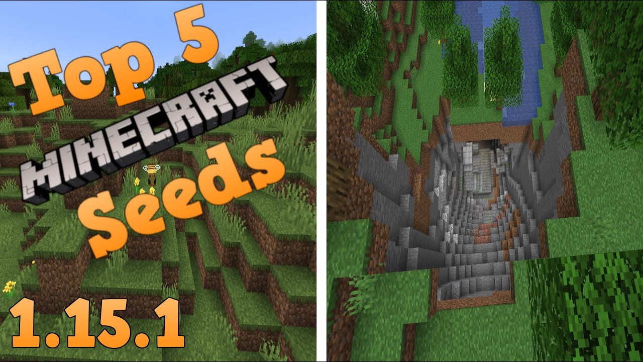 Top 5 EPIC Seeds for Minecraft 1.15 The Bee Update! [2019] (3)