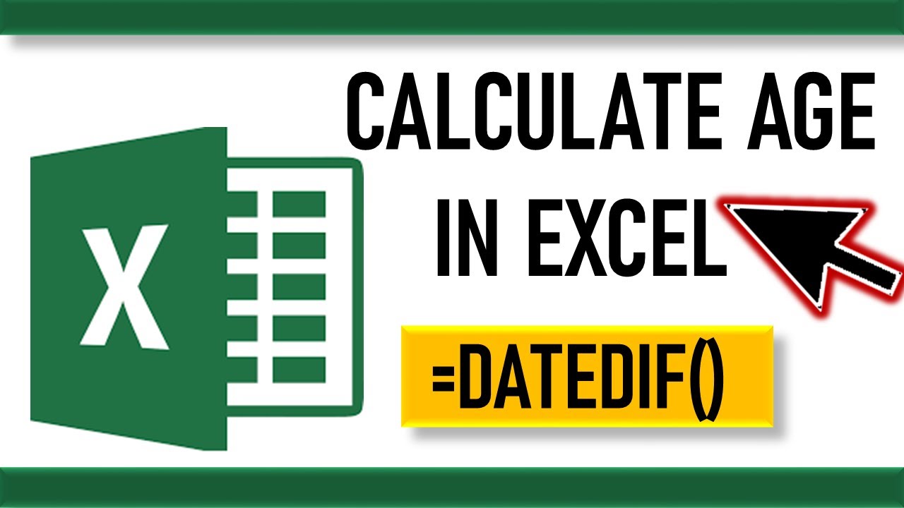 Учебные пособия по Excel | Как рассчитать возраст в Microsoft Excel