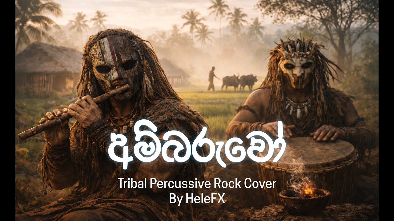 Ambaruwo - අම්බරුවෝ  - Saman Lenin - Tribal Percussive Rock Cover by HeleFX