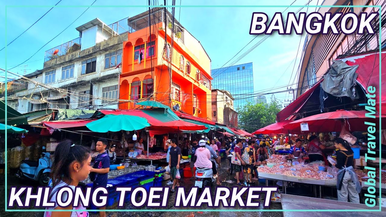 KHLONG TOEI Fresh MARKET BANGKOK Best Streetfood in the City 🇹🇭 THAILAND