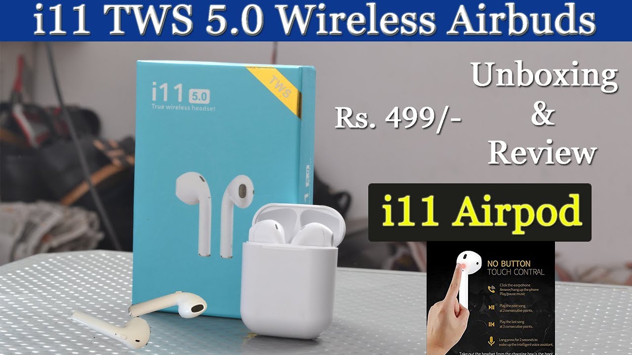 i11 TWS Popup Airpods unboxing and review