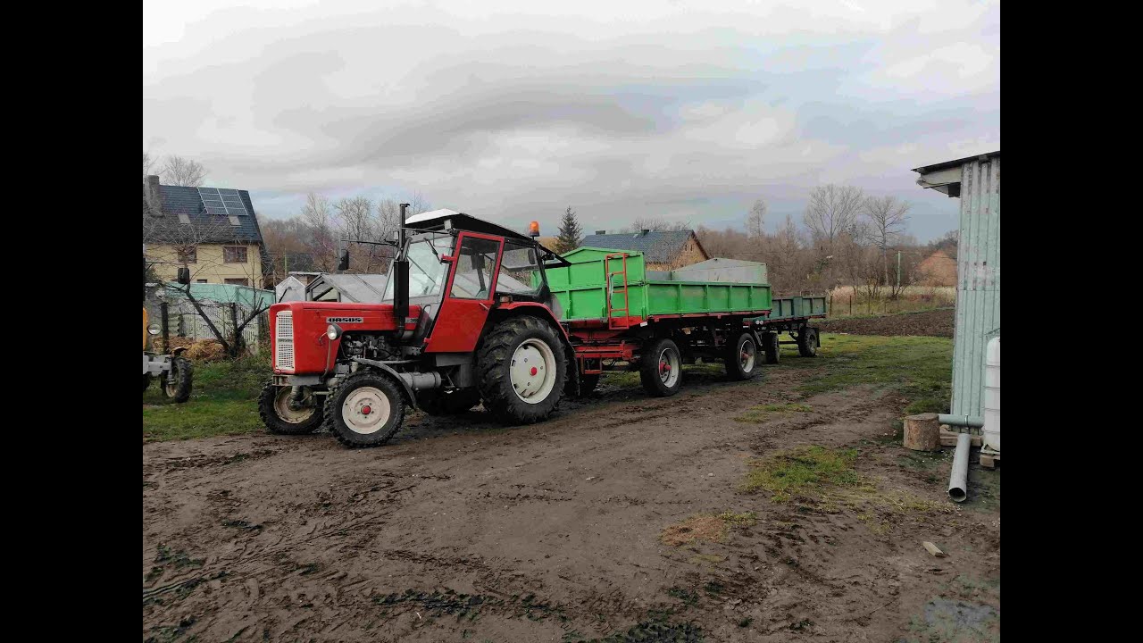 Ursus C-4011 kontra 18t ciężaru, jednak dał radę !!!