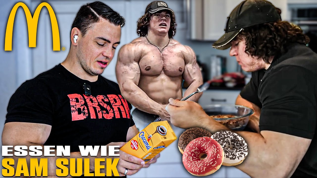 Dieser räudige Kakao.. Ich esse 1 Tag wie Sam Sulek!