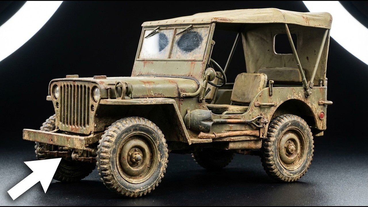 POV ASMR Restoration | WWII Jeep Willys – Olive Drab Revival