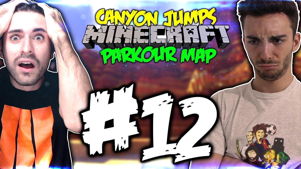 MINECRAFT PARKOUR: LIVELLO A IMPULSI!! - Canyon Jumps #12 w/ Murry