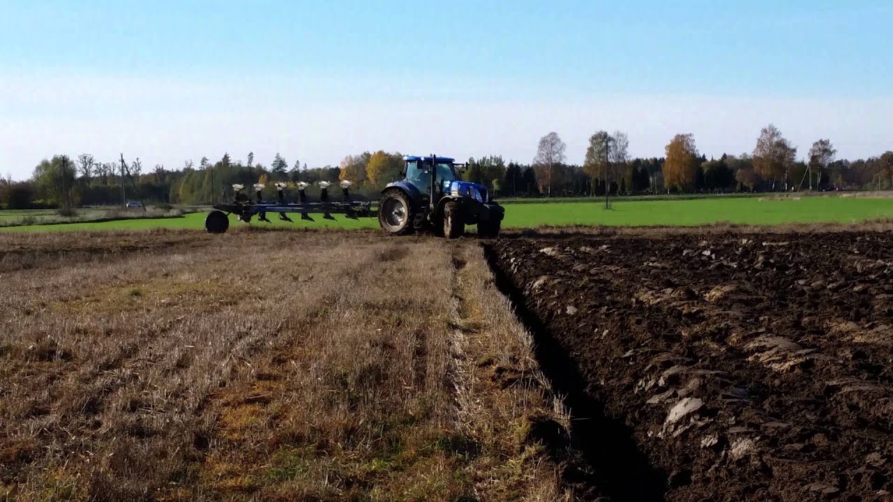 New Holland T7060 & Overum CVL6. *HD*