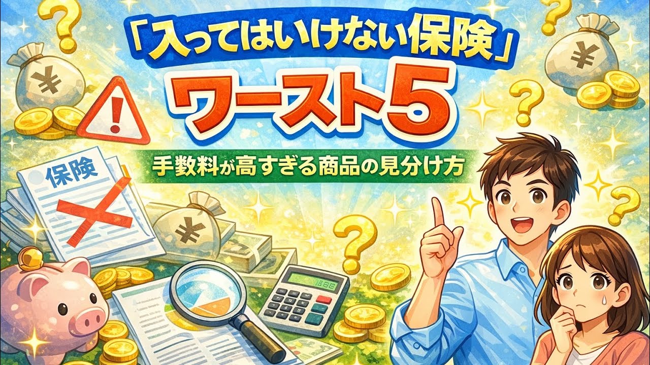 「入ってはいけない保険」ワースト5：手数料が高すぎる商品の見分け方