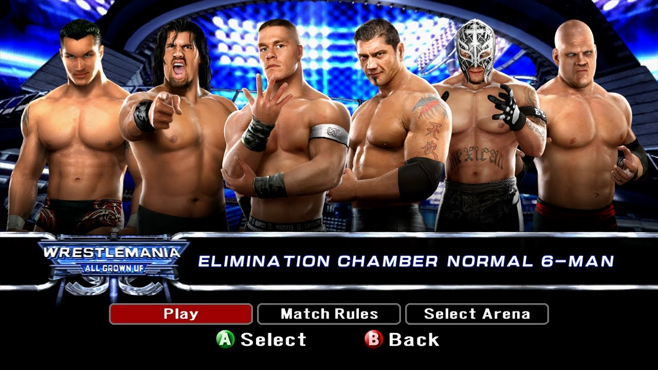 WWE SmackDown vs. Raw 2008 | Elimination Chamber