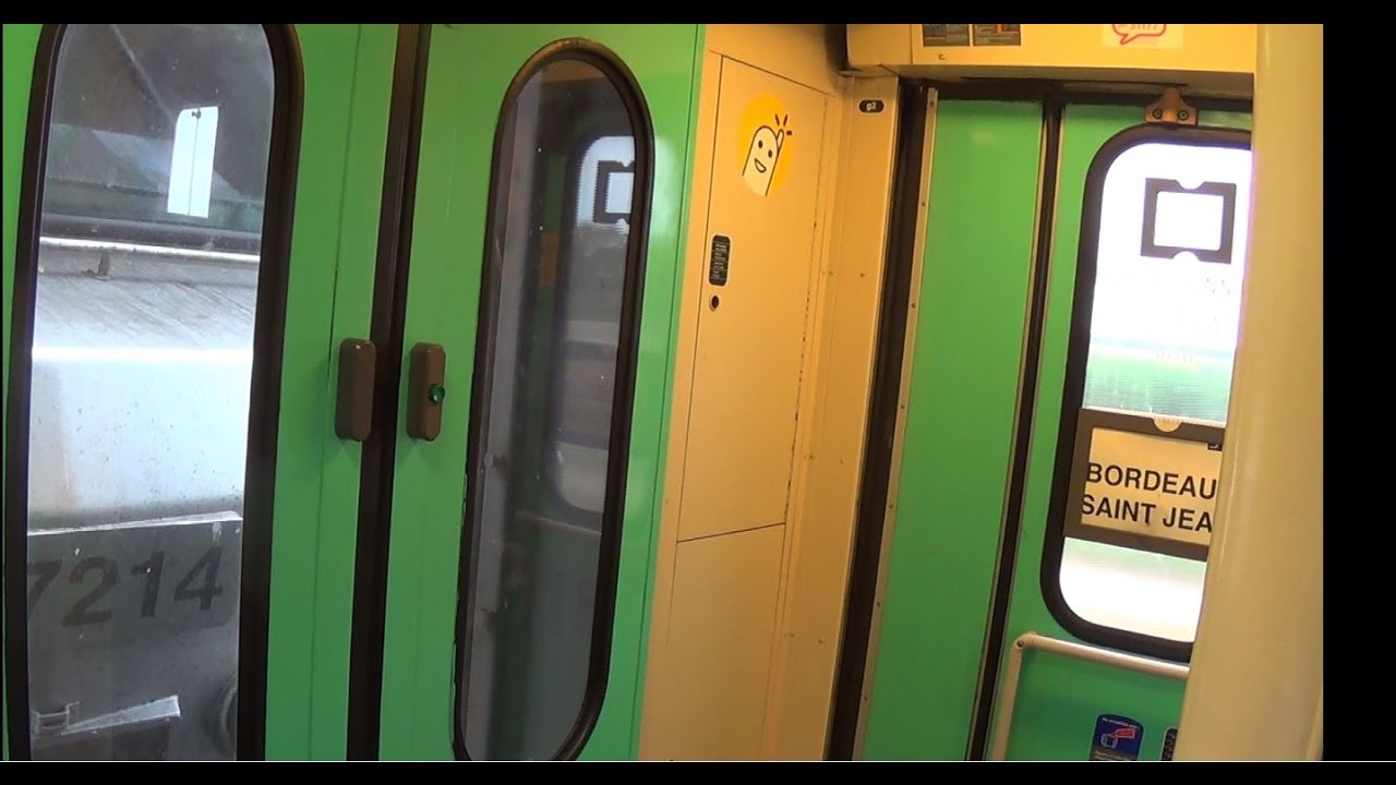 Départ + monté en vitesse BB 7200 en train corail