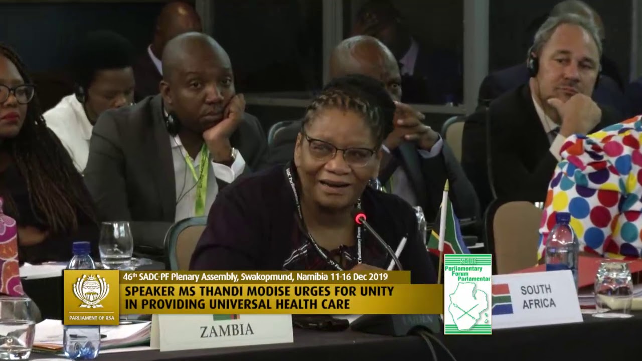 SPEAKER MS THANDI MODISE URGES FOR UNITY IN PROVIDING UNIVERSAL HEALTH CARE