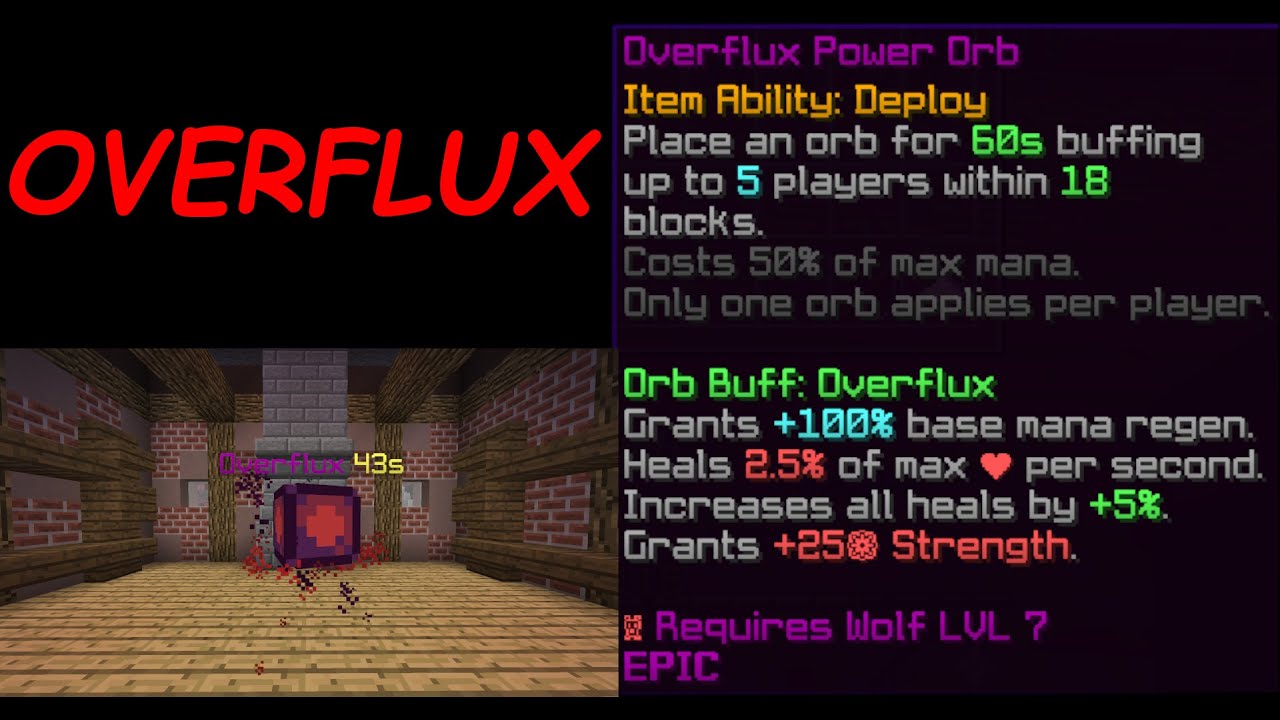 Hypixel Skyblock: Finally Getting a Overflux Power Orb