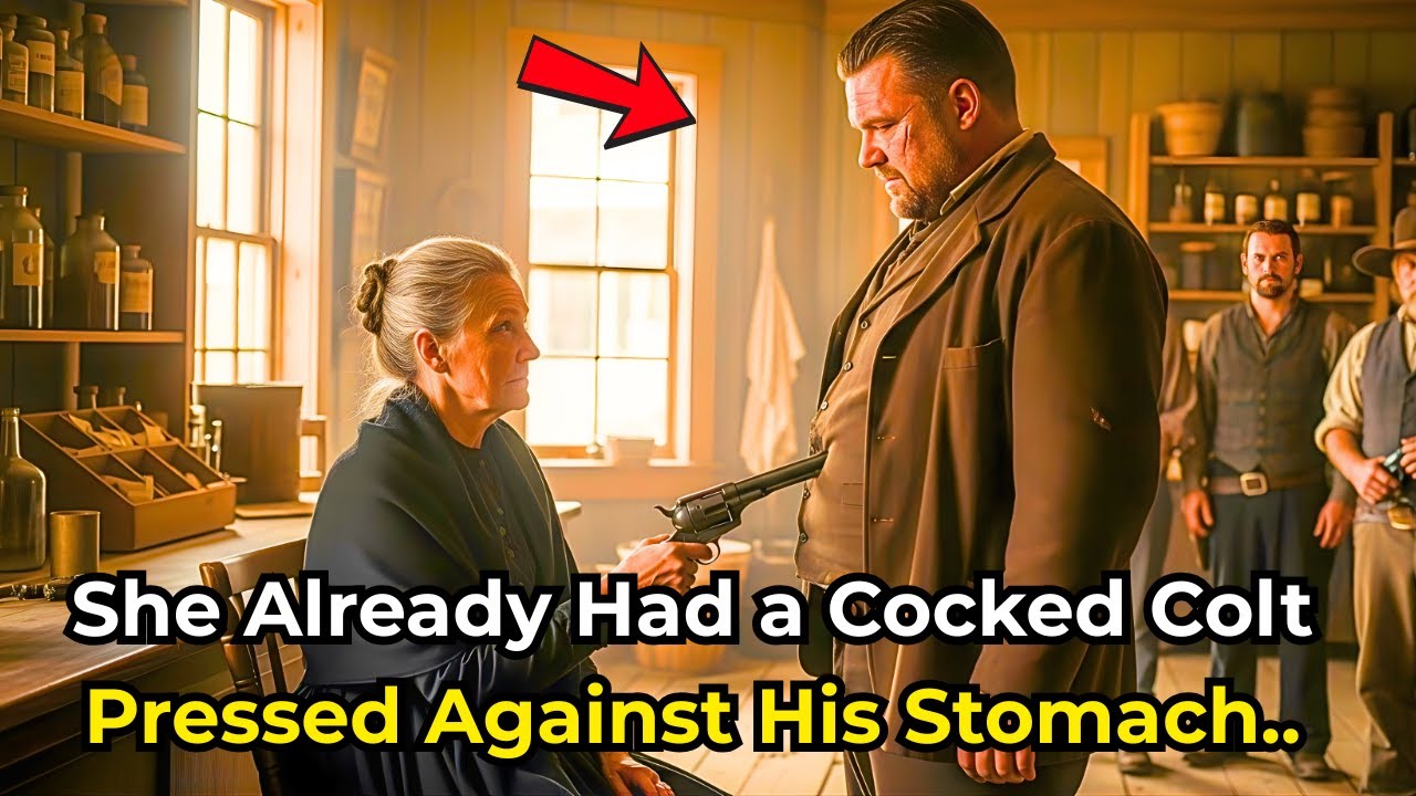The Bully Threatened the Widow… BUT She Already Had a Cocked Colt Pressed Against His Stomach