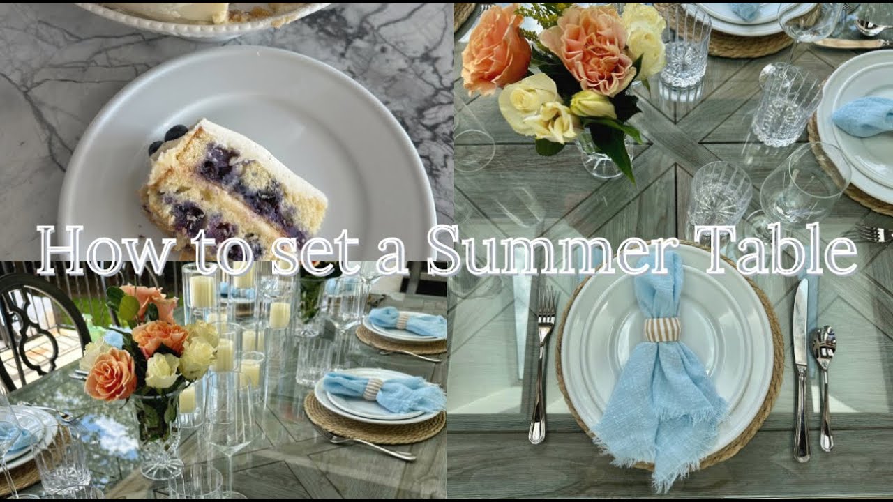 How To Create A Summer Tablescape (With RECIPES!)